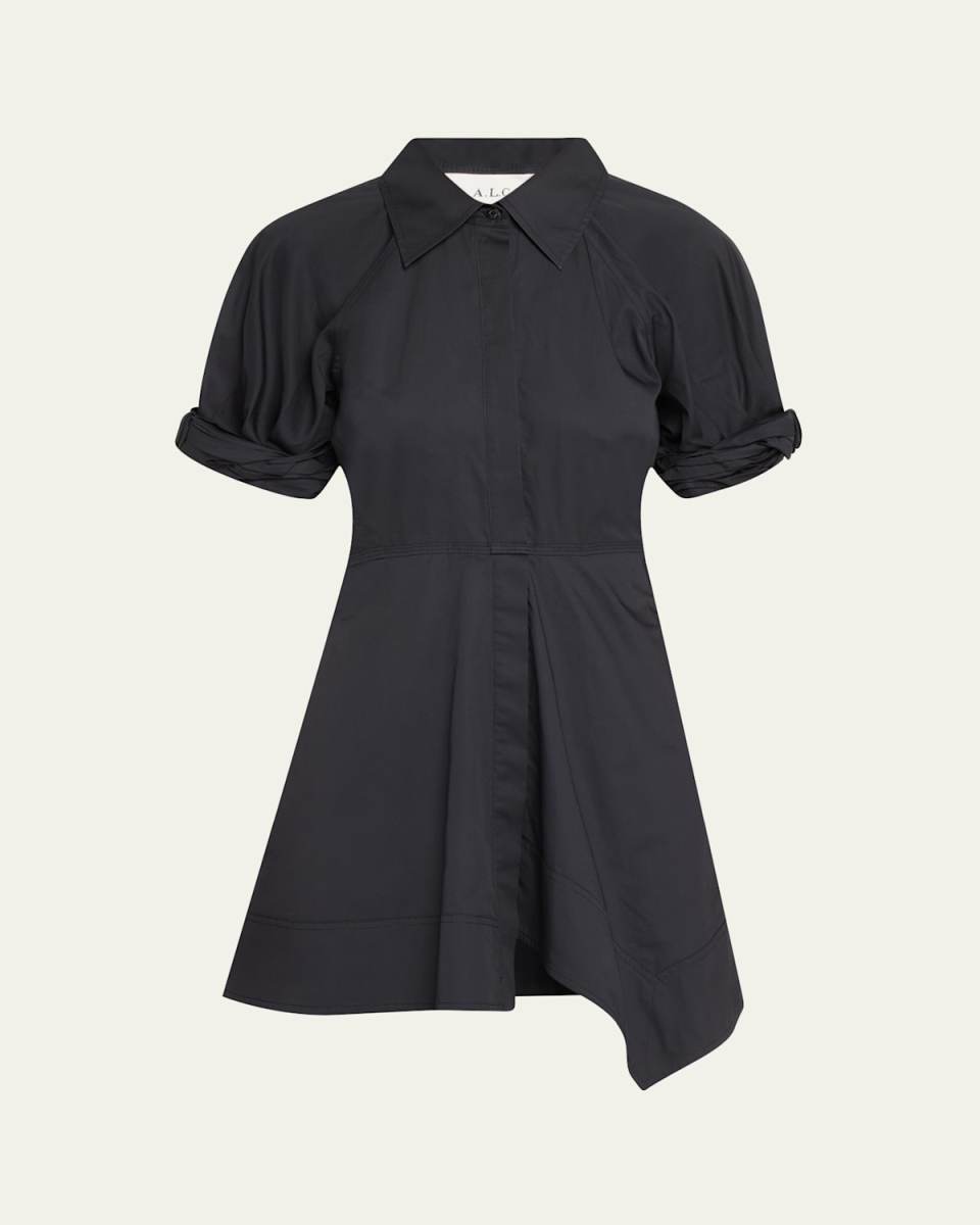 Julie Short-Sleeve Shirtdress